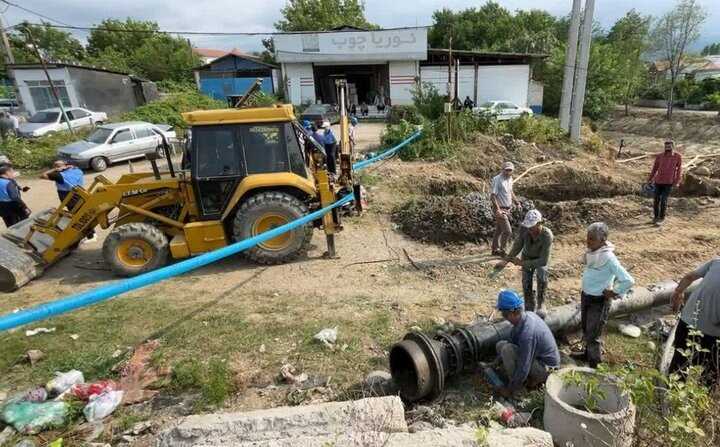 بهسازی تاسیسات آبرسانی روستای زاغمرز بهشهر