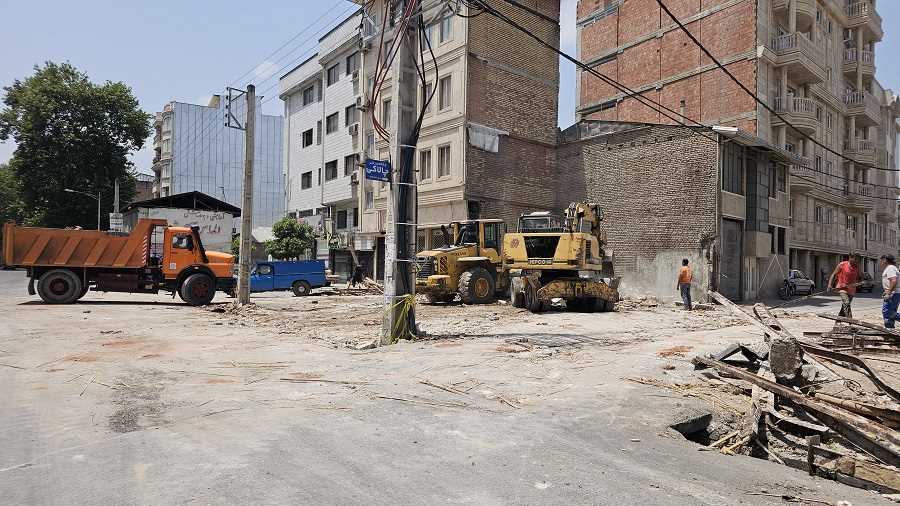 بازگشایی املاک خیابان شریعتی قائمشهر