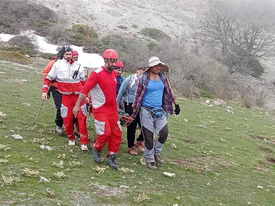 سقوط و مرگ یک کوهنورد از ارتفاعات شورکچال سوادکوه  