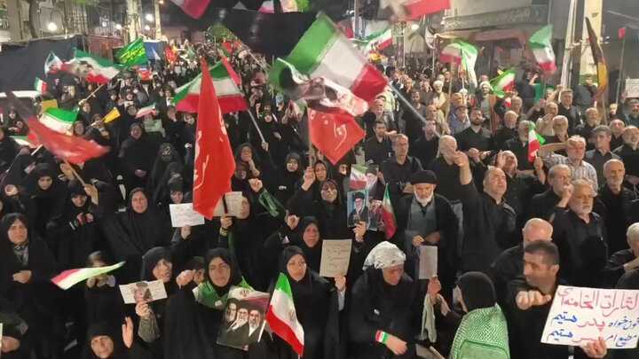 روایت اشک و مقاومت در سوگ آقای شهید ایران