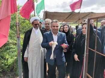 افتتاح پروژه آبرسانی روستای پرچینک قائم‌شهر  